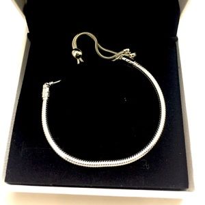 Snake Chain Sliding Tassel Bracelet